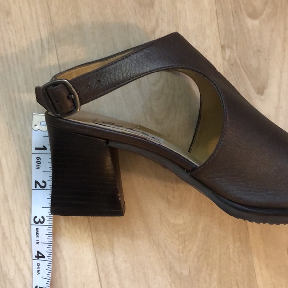 Seychelles Brown Ankle Strap Stack Sandals - Picture 6 of 6